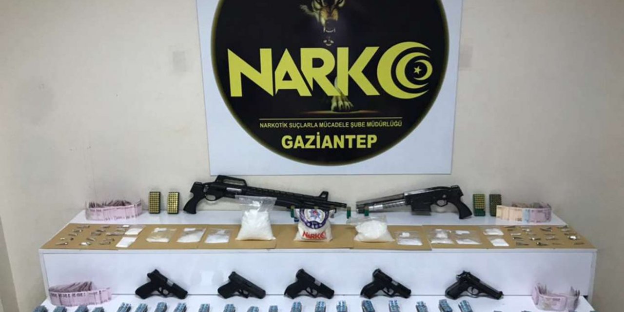 Gaziantep’te uyuşturucu operasyonu: 26 gözaltı