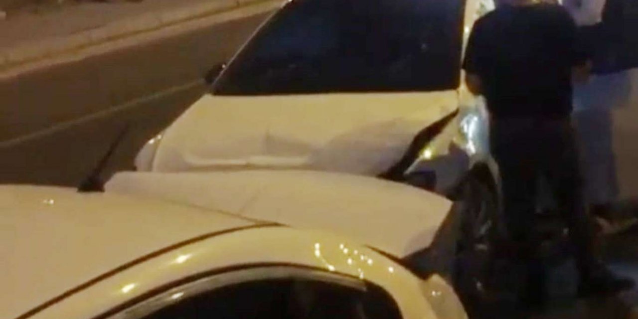 Nusaybin'de zincirleme trafik kazasında 4 araç hasar gördü