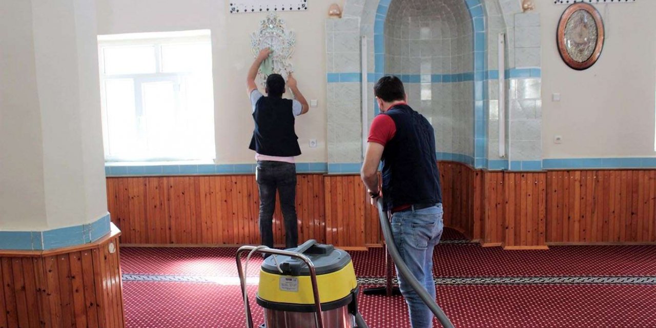 Mardin’deki camiler temizlendi