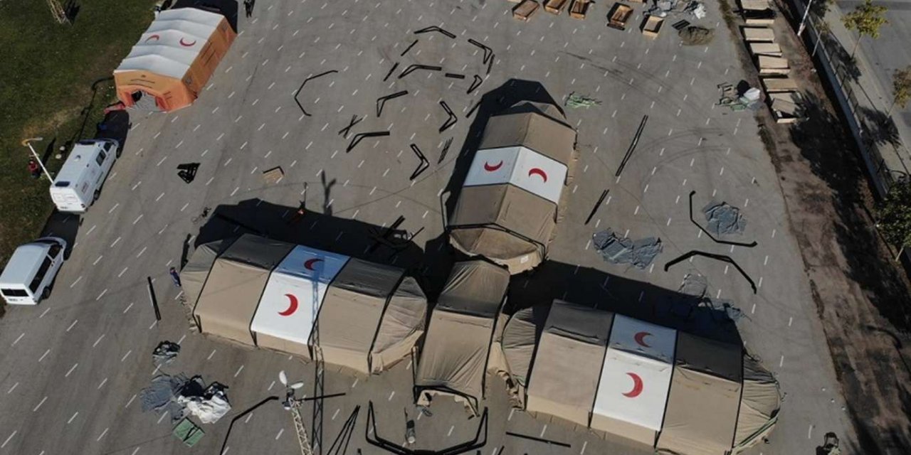 Van'da "Ağır İklim Sahra Hastanesi Kurulum Eğitimi" düzenlendi