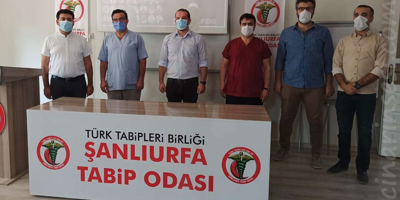 Şanlıurfa Tabip Odası, Covid-19'un meslek hastalığı olarak kabul edilmesini istedi