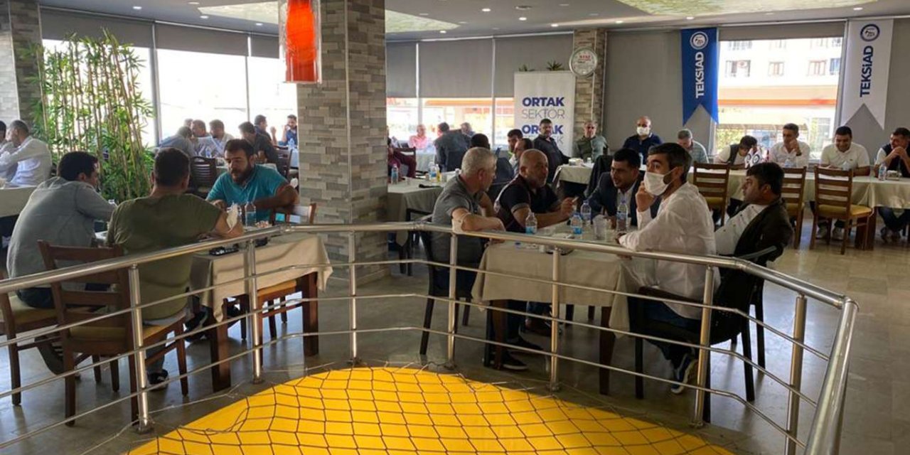 Tekstilciler sorunlarının çözümü için toplandılar