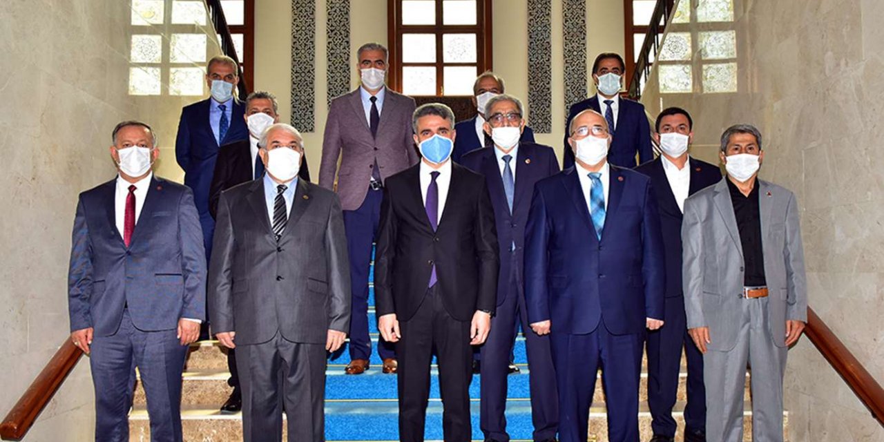 Malatya Valisi Baruş muhtarlar komitesi üyelerini kabul etti