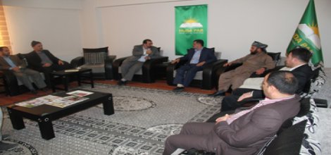 Kürdistan İslami Hareketi HÜDA PAR`ı ziyaret etti