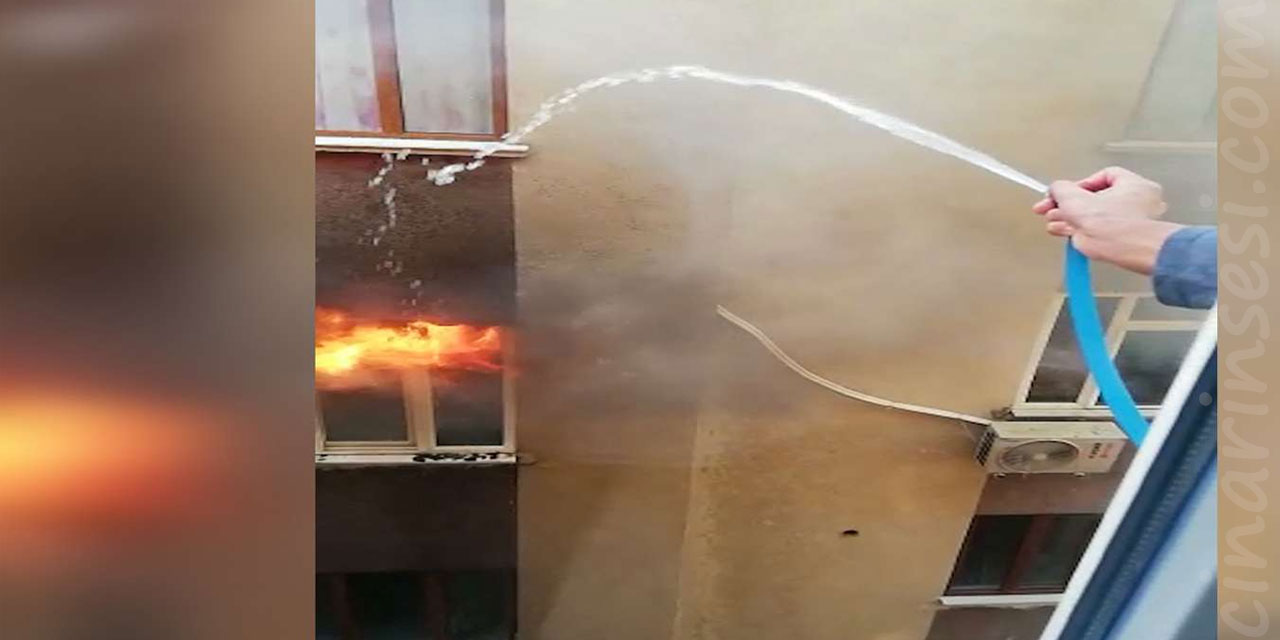 Bağlar Bağcılar Mahallesi'nde çocukların evde çakmakla oyunu yangına neden oldu iddiası