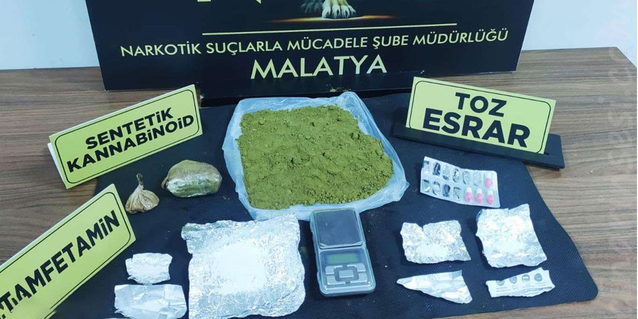 Malatya'da uyuşturucu operasyonunda 5 kişi yakalandı