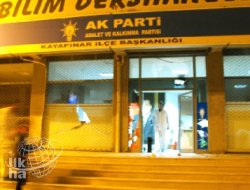AK Parti Binasına Ses Bombası Atıldı