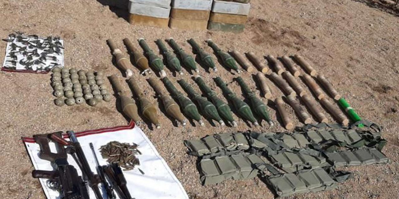 Van’da PKK’ye ait çok sayıda mühimmat ele geçirildi