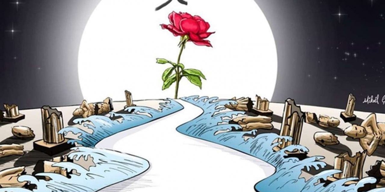 Gaziantep halkından Hazreti Muhammed en güzel örnektir mesajı