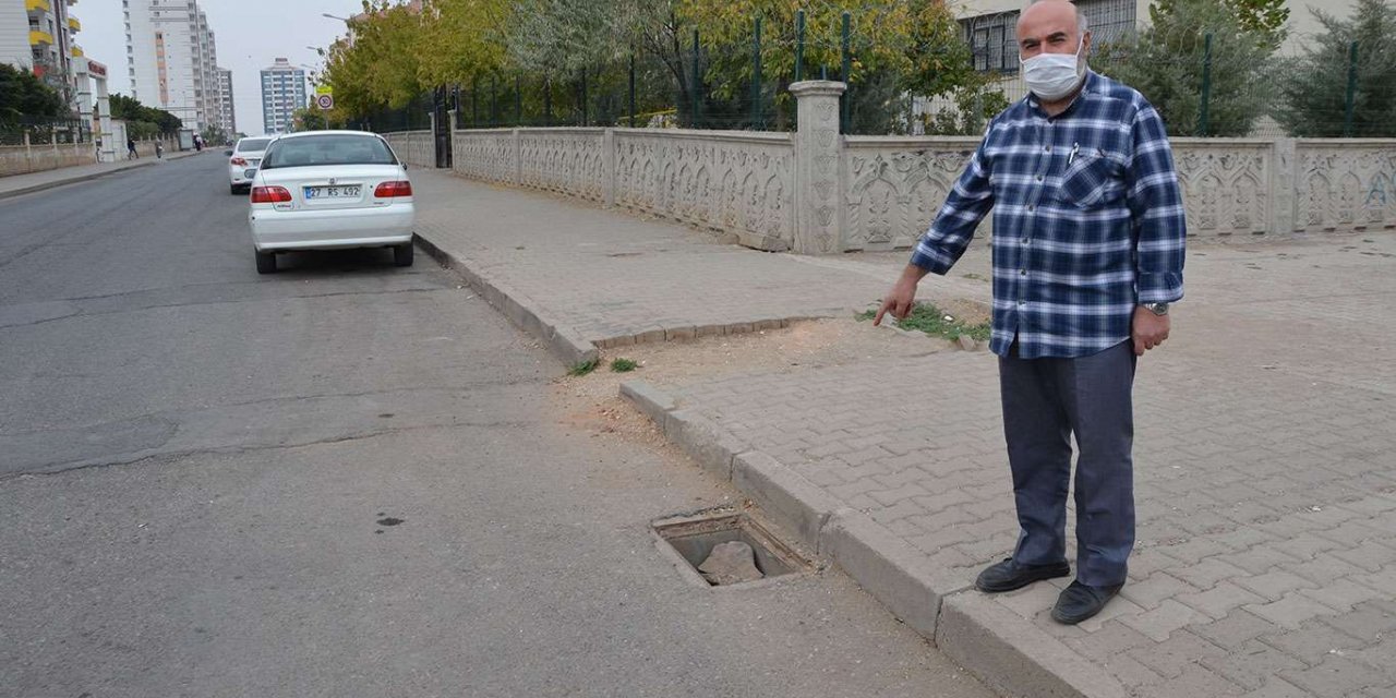 Diyarbakır'da rögar kapağı hırsızlarına engel olunamıyor