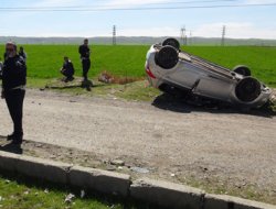 Aşırı hız takla attırdı