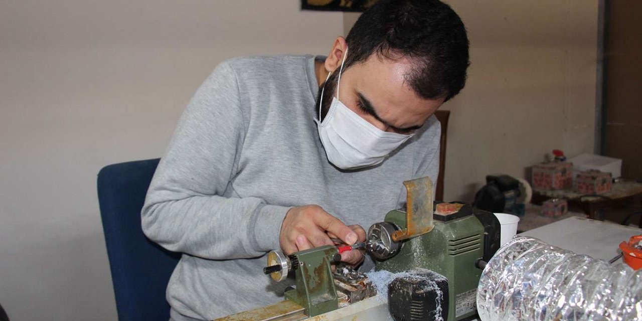 Hobi olarak başladığı işte usta oldu