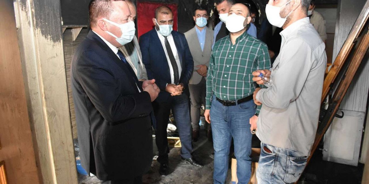 Bağlar Belediye Başkanı Beyoğlu, yangında küle dönen evi kendi imkânlarıyla onaracak
