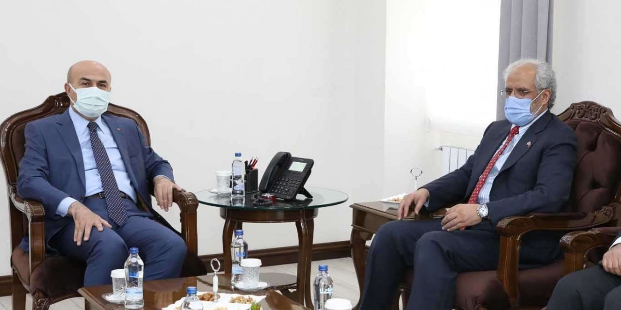 Kuveyt Ankara Büyükelçisi Al-Zawawi Mardin Valisi Demirtaş’ı ziyaret etti