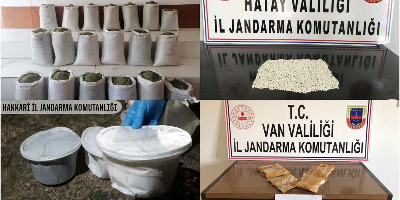 4 ilde uyuşturucu operasyonu