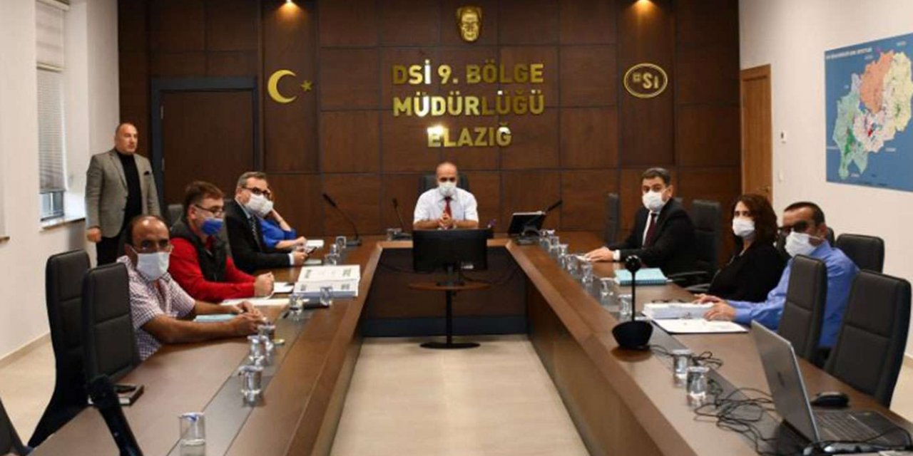 Elazığ'da Köklüce Barajı Planlama-Değerlendirme Toplantısı yapıldı