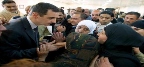 Beşar Esad Şam'da ortaya çıktı