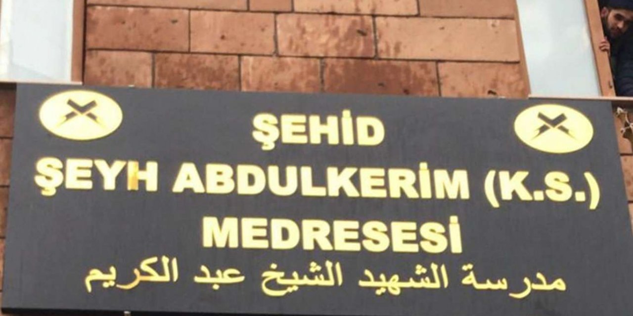 Silahlı saldırıda vefat eden Şeyh Abdülkerim Çevik'in ismi medreseye verildi