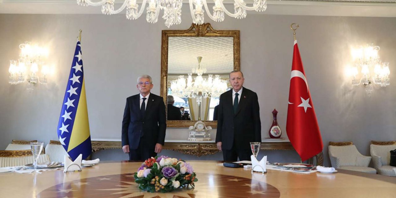 Cumhurbaşkanı Erdoğan Caferoviç ile görüştü