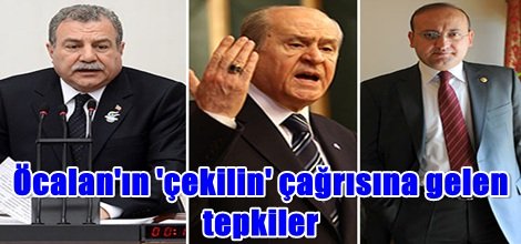 Öcalan'ın 'çekilin' çağrısına gelen tepkiler