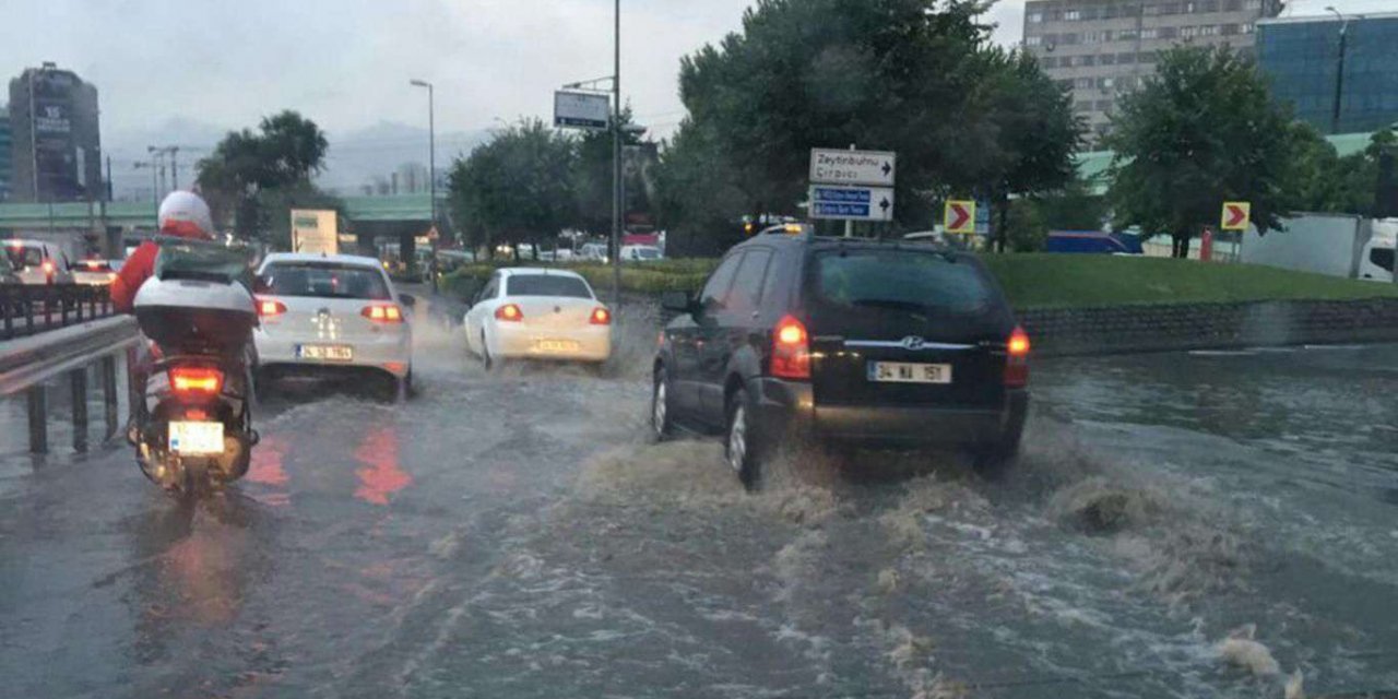 İstanbul için sağanak yağış uyarısı