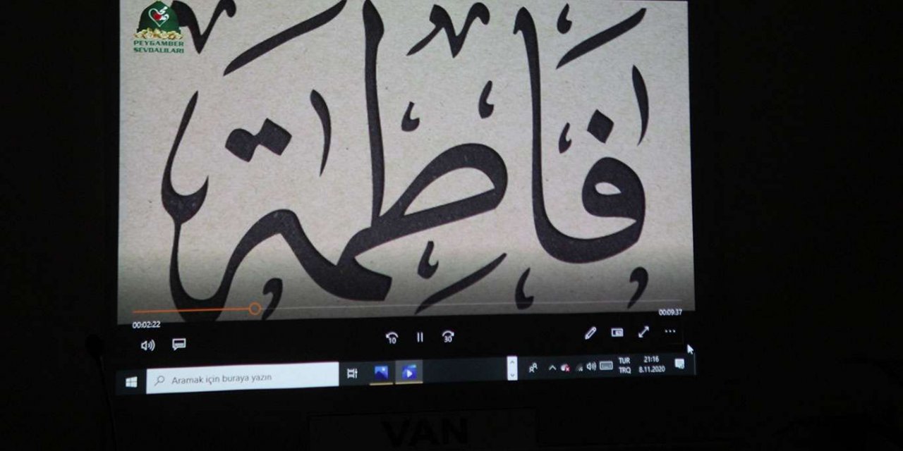 Van'da "Yolumuzu Aydınlatan Yıldızlar: Hazreti Fatıma" temalı program düzenlendi