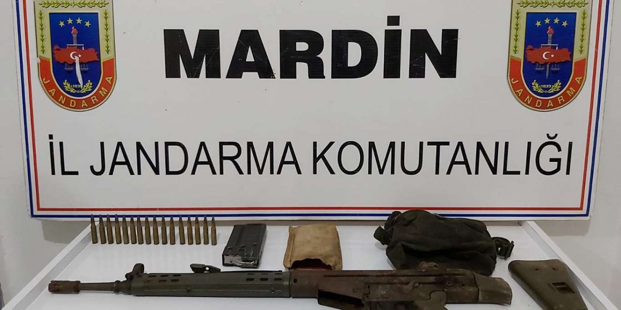 Mardin’de uzun namlulu silah ve mühimmat bulundu