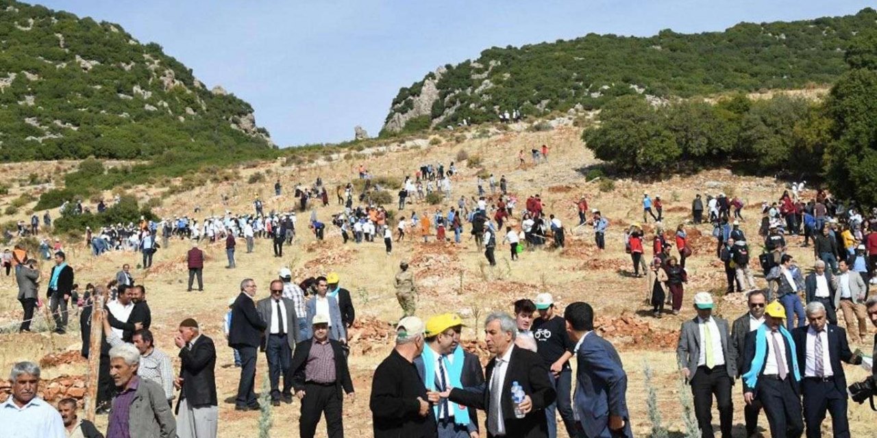 Milyonlarca fidan toprakla buluşturulacak