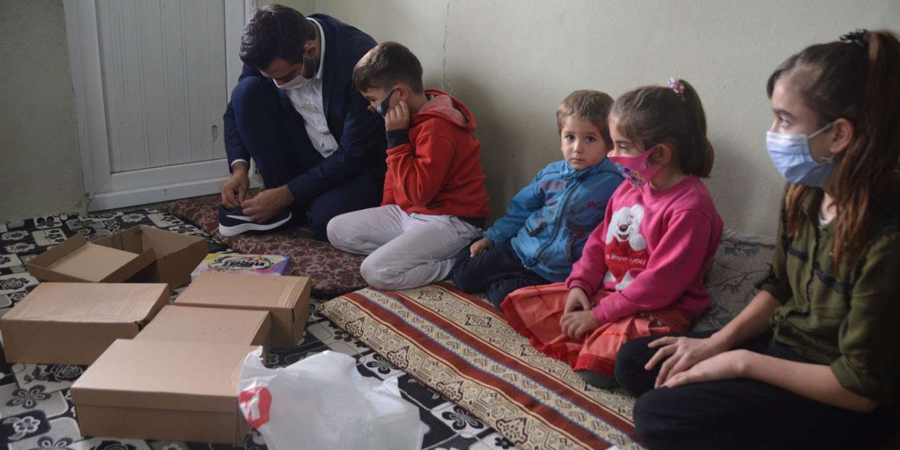 Gözlerini kaybeden 6 çocuk babası Kaçar’a yardım eli uzatıldı