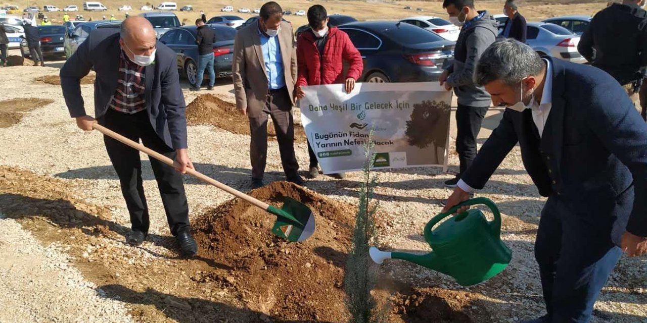 Mardin’de fidan dikme kampanyasına destek verildi