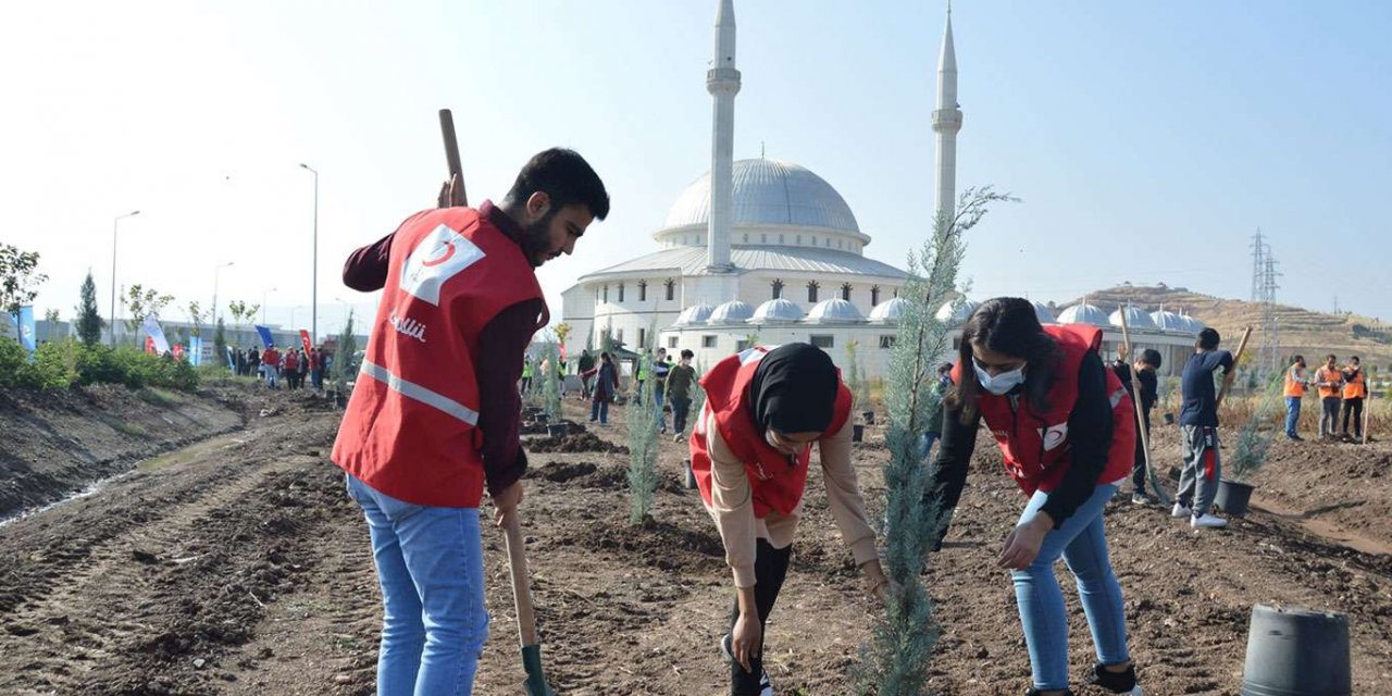 "Dünyaya Nefes Geleceğe Nefes" sloganı ile 83 milyon fidan dikildi