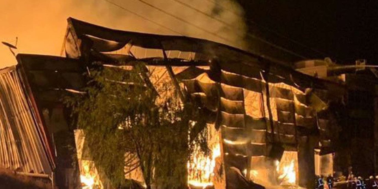 Ankara Altındağ'da yangın