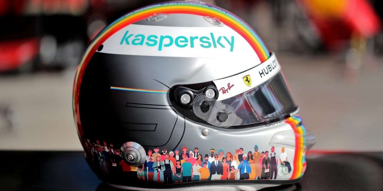 Formula 1'in cinsi sapkınlık temalı kaskı sosyal medyada tepkilere neden oldu