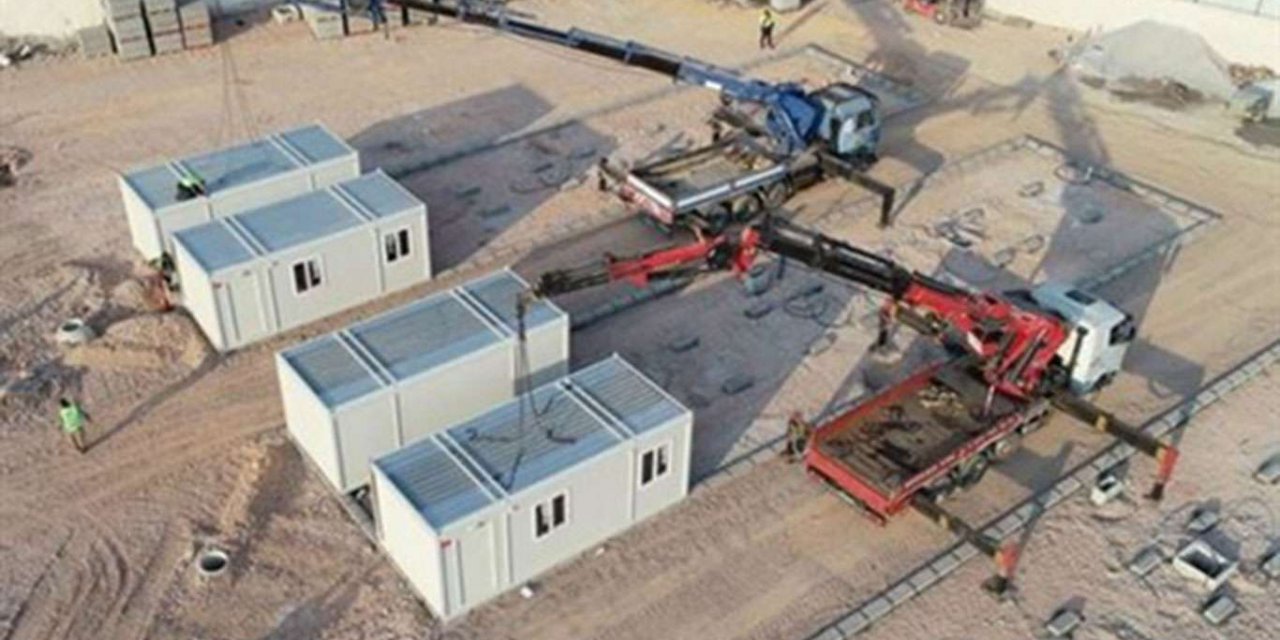 İzmir geçici barınma merkezindeki hafriyat çalışmaları tamamlandı