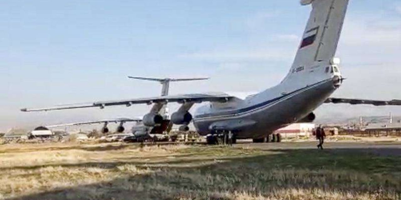 2 Russian military transport aircrafts land in Yerevan