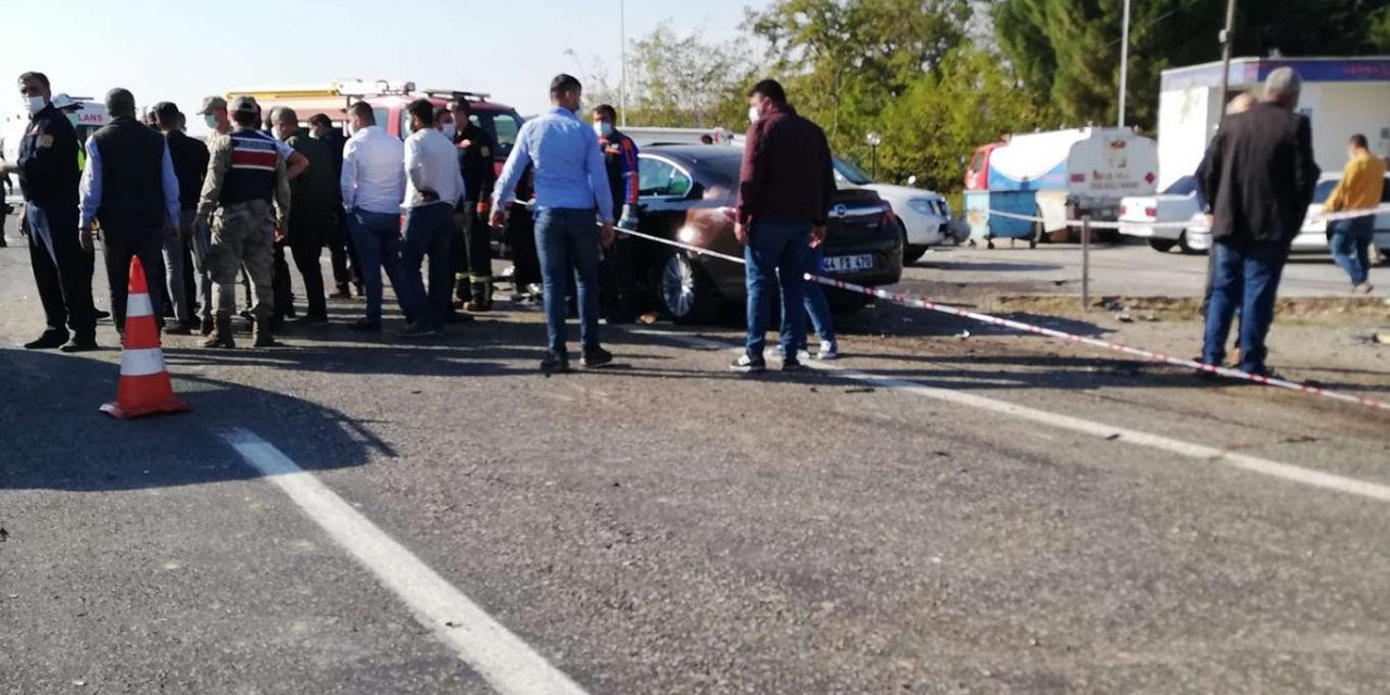 Adıyaman'da trafik kazası: 1 ölü 4 yaralı