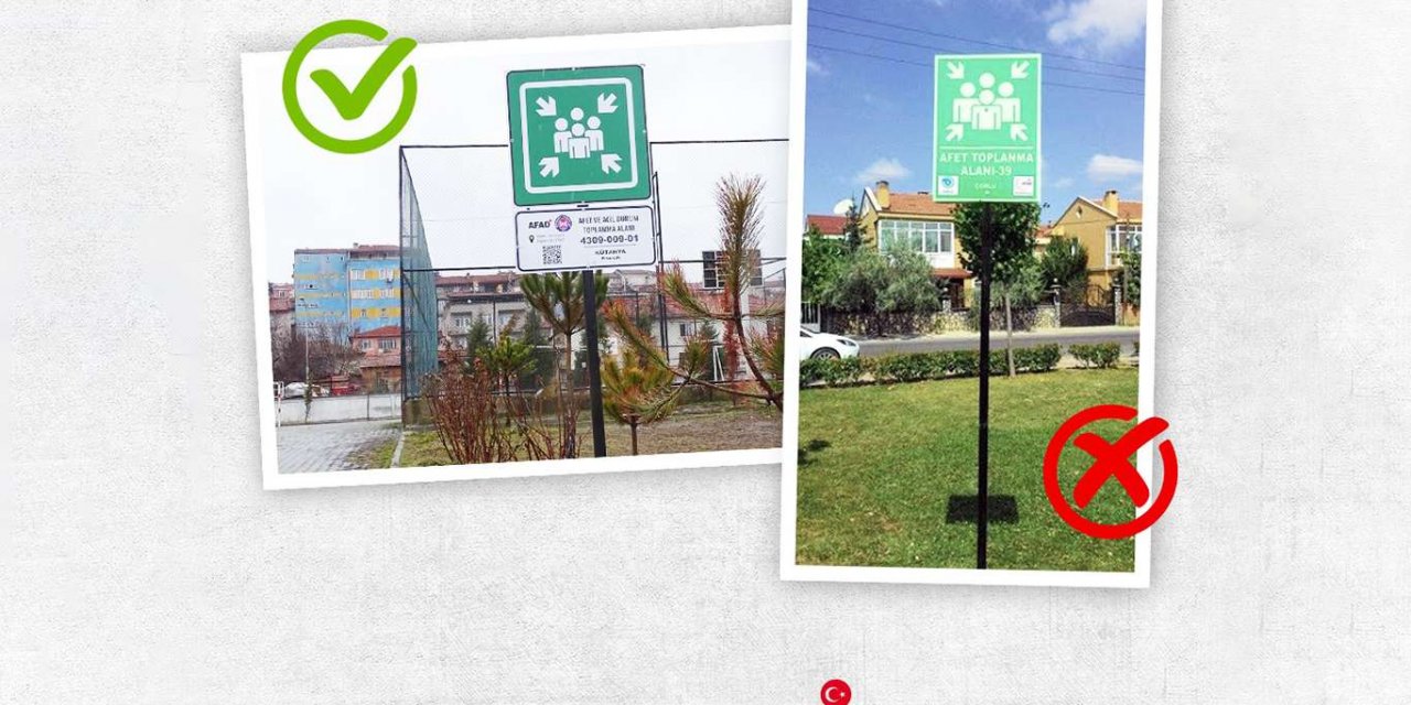 AFAD'tan "toplanma alanı" açıklaması
