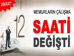 Memurların Mesai Saatleri Değişiyor