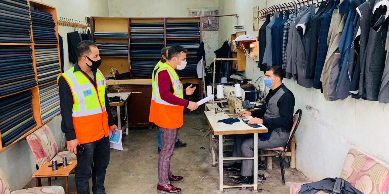 Viranşehir'de Vefa Destek Grubu koronavirus ile mücadele için sahaya indi