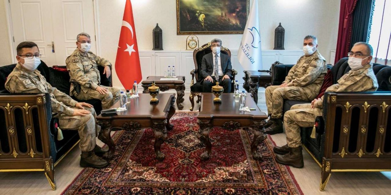 Jandarma Genel Komutan Yardımcısı Korgeneral Çardakçı’dan Vali Bilmez’e Ziyaret