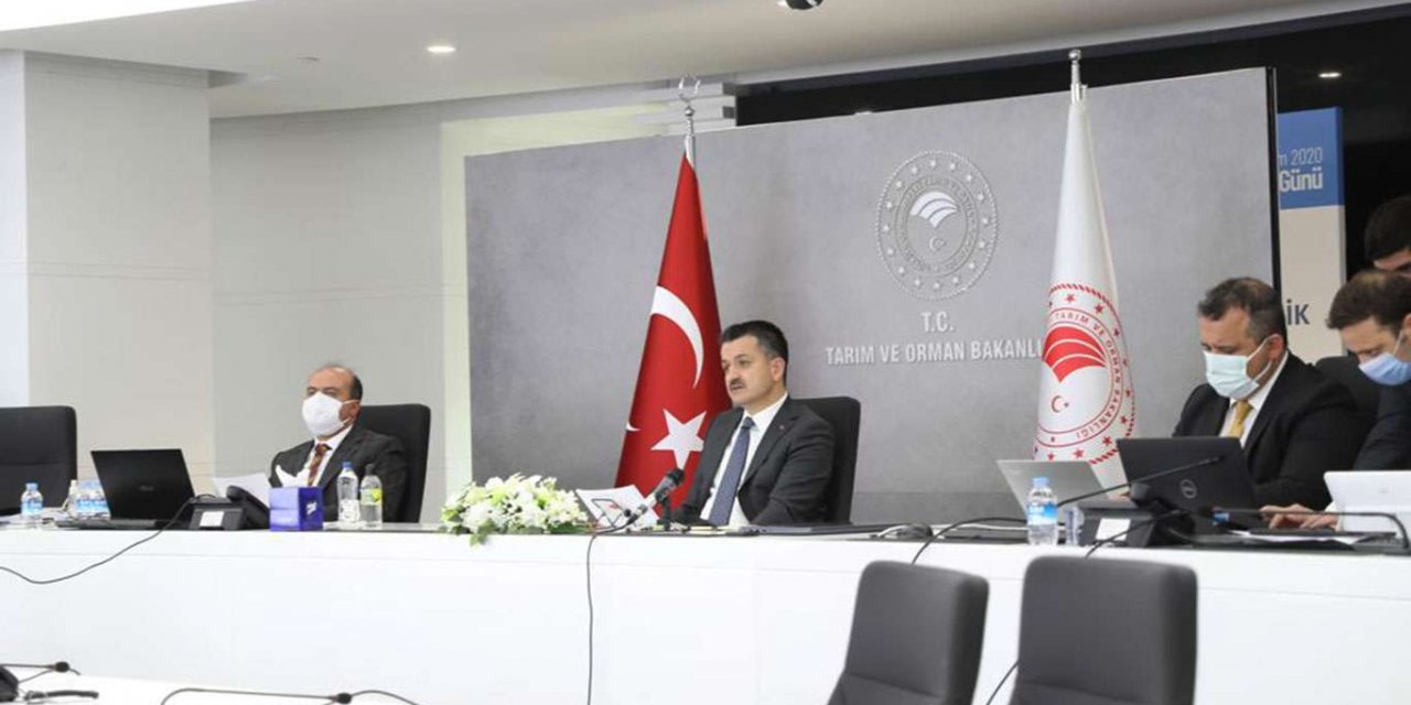 Bakan Pakdemirli 81 ilin tarım ve orman müdürleriyle istişare toplantısı gerçekleştirdi