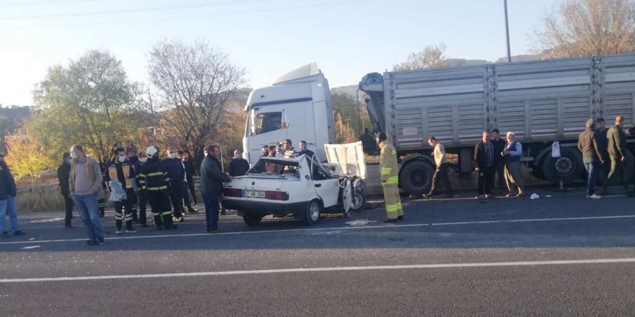 Mardin'de perte çıkan araçtan hafif yaralı kurtuldu