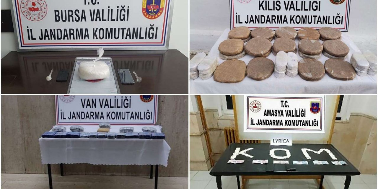 4 ilde uyuşturucu operasyonu: 7 şüpheli yakalandı