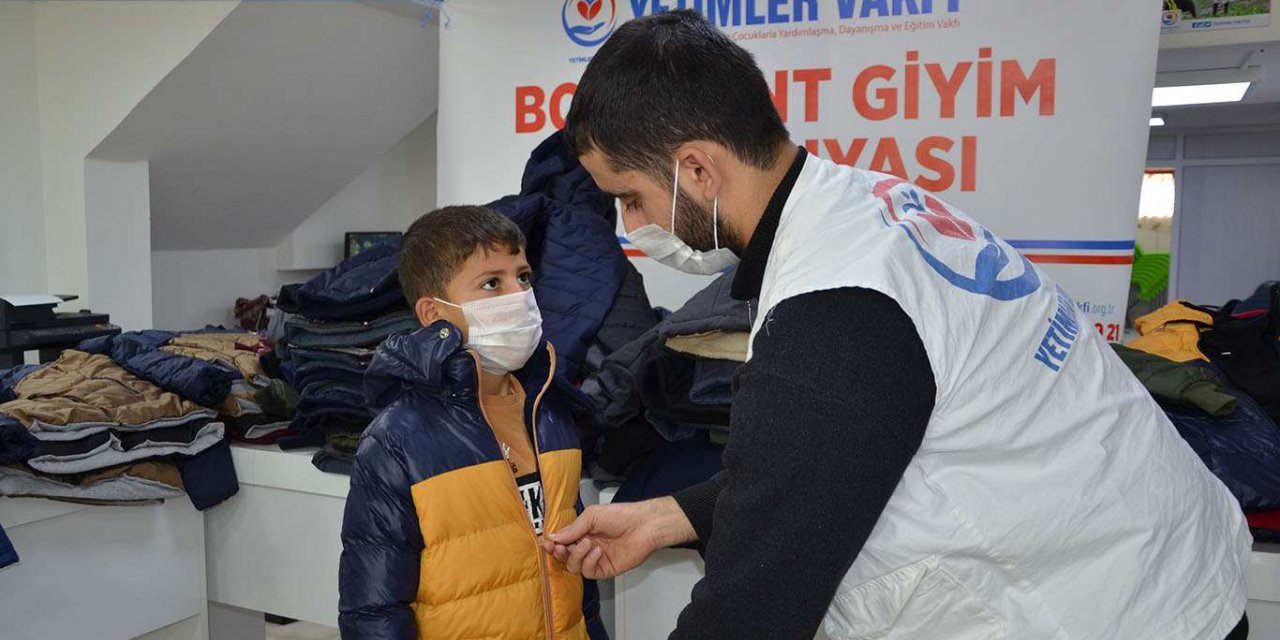 Yetimler Vakfının Bir Bot-Bir Mont kampanyası devam ediyor