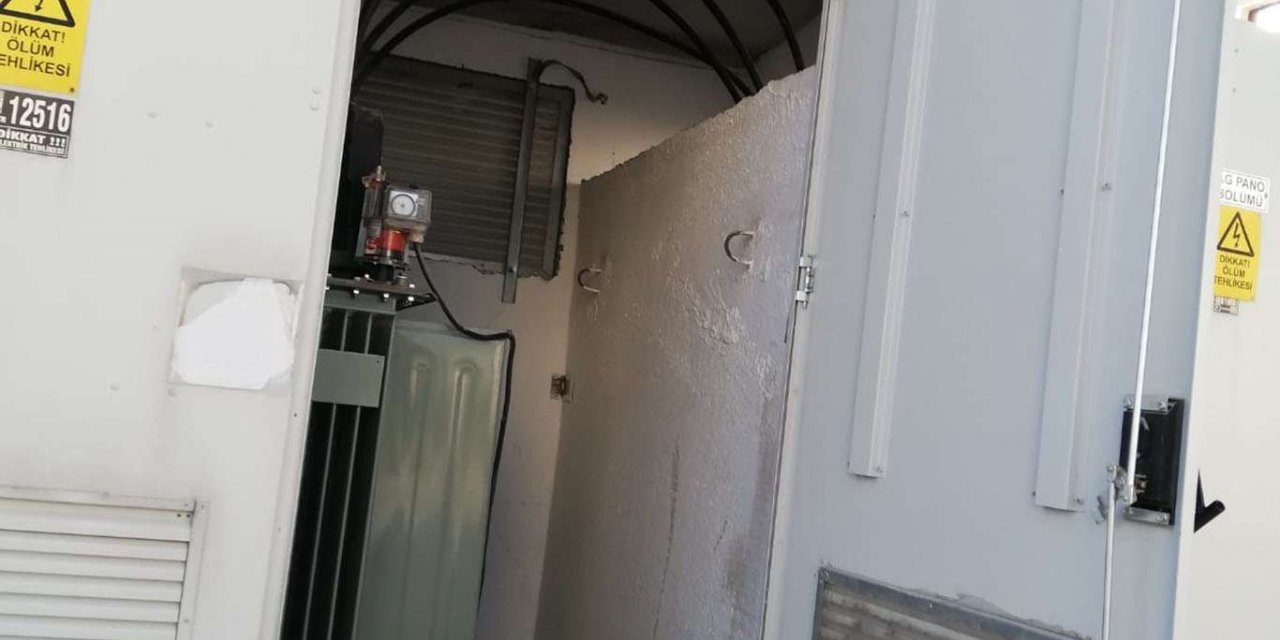 Nusaybin’de hırsızlar bir mahalleyi elektriksiz bıraktı