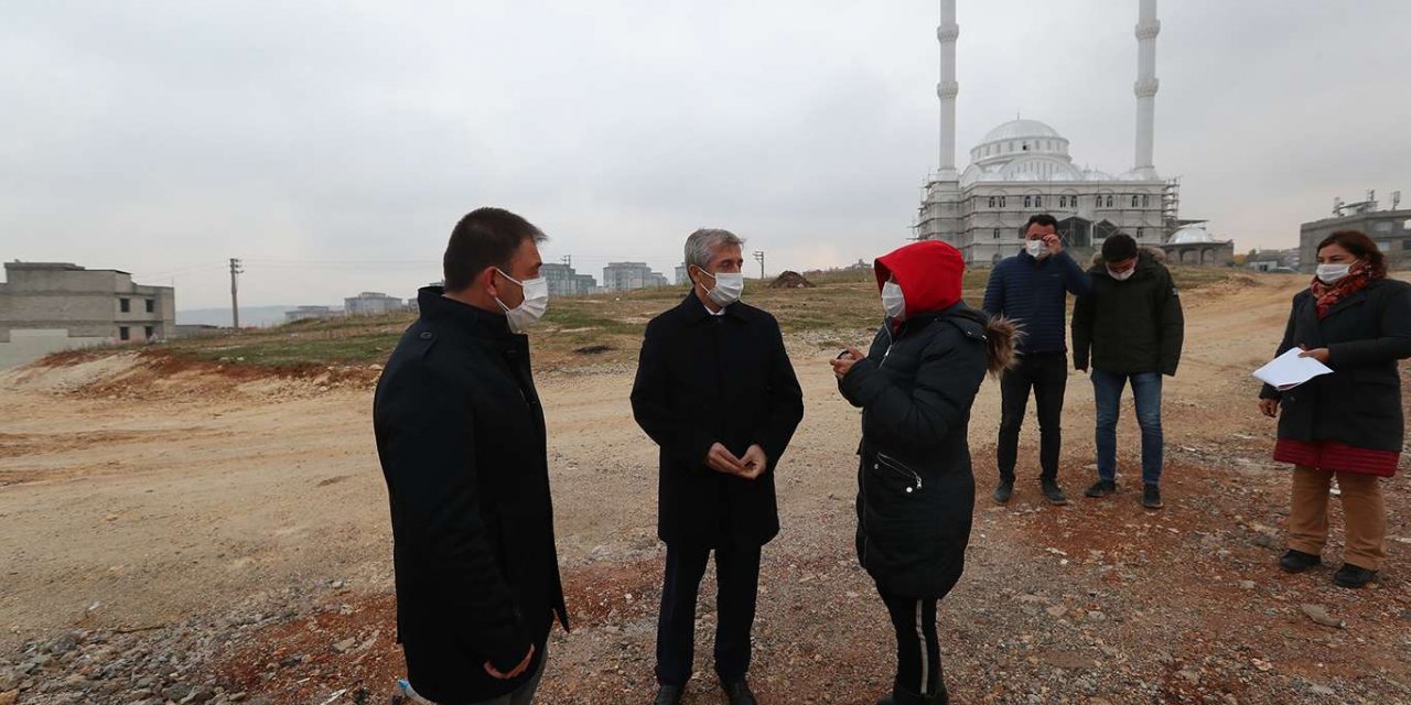 Kentsel dönüşüm yapılan mahallede çalışmalar devam ediyor