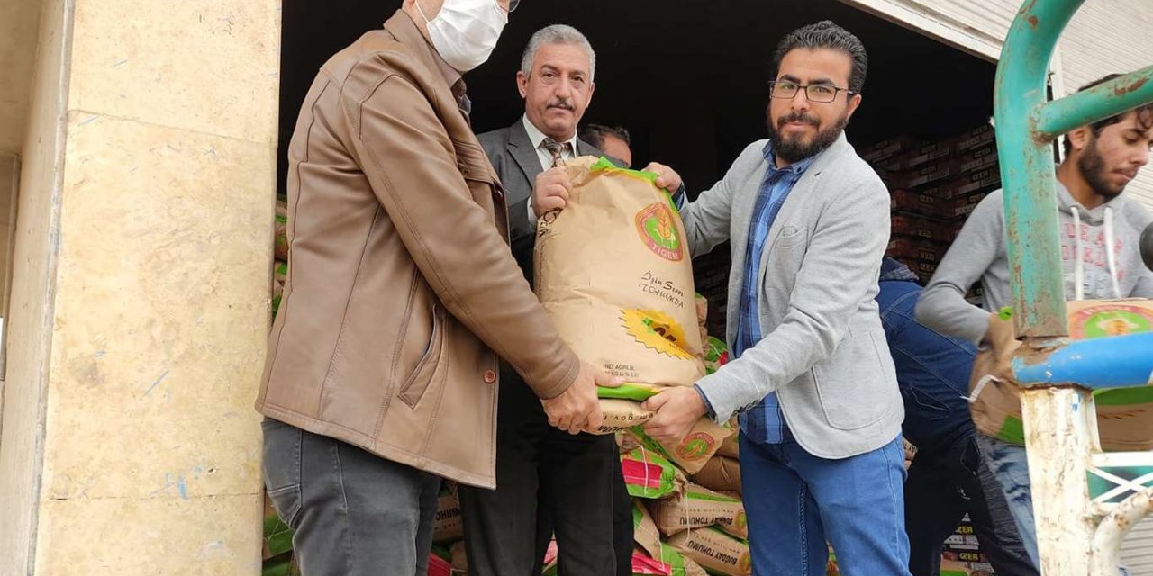 Barış Pınarı Bölgesi'nde 100 ton tohumluk dağıtıldı