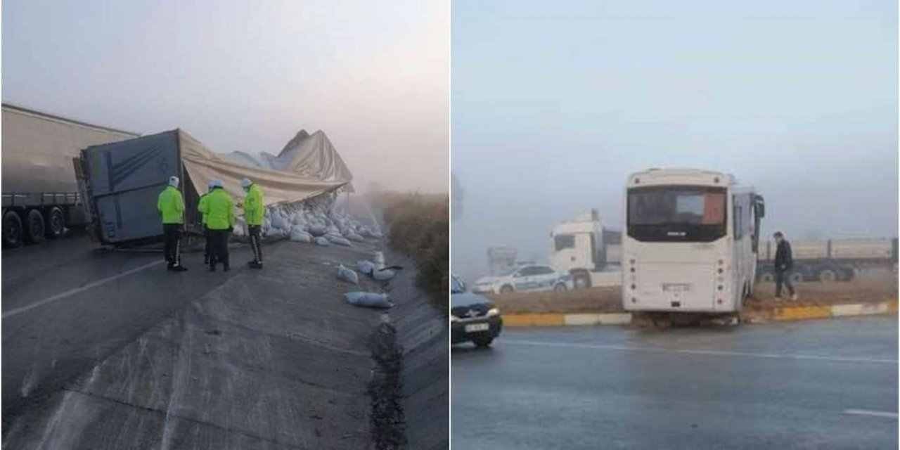 TIR û wesayîta leşkerî li hev qelibîn: 10 birîndar