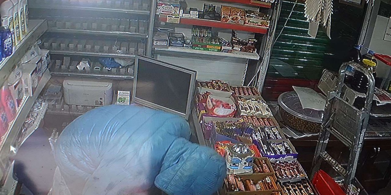 ​TOKİ Sosyal Konutlardaki hırsızlık anı kameralara yansıdı