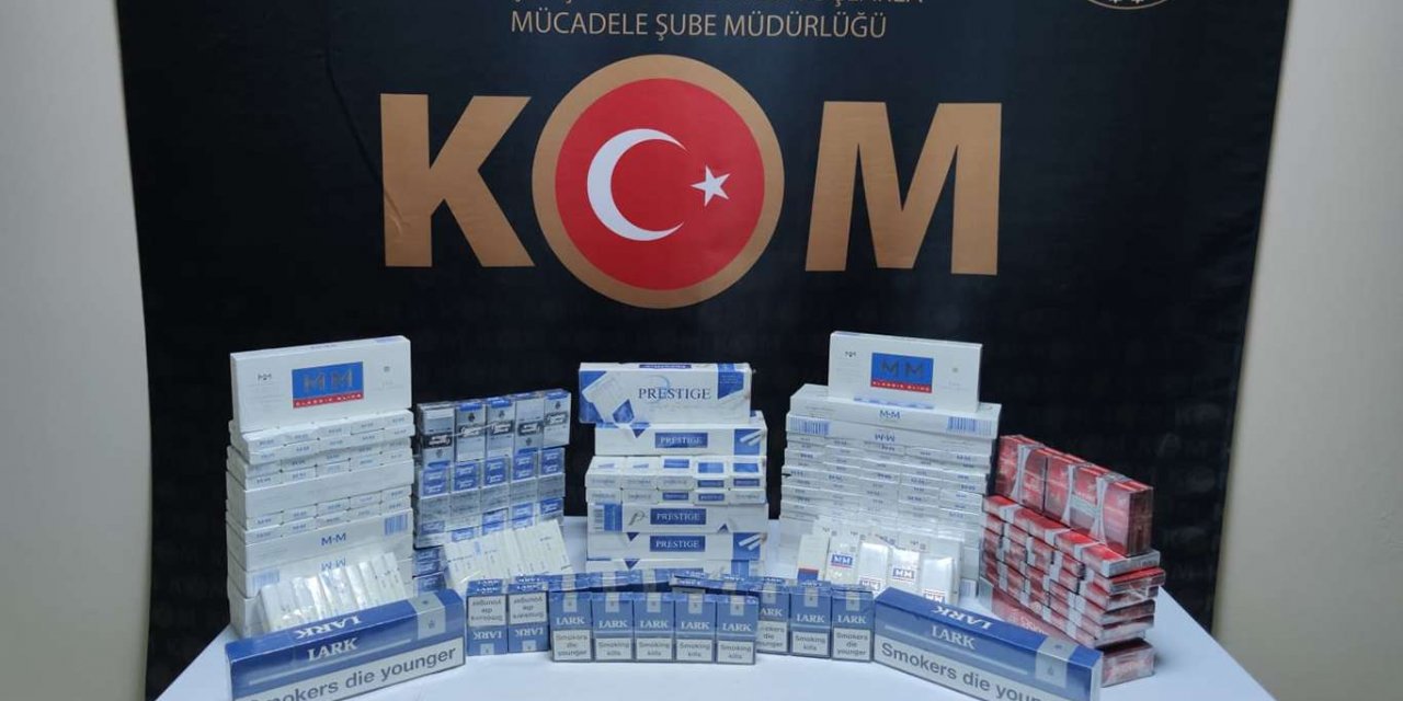 Batman’da kaçak sigara ele geçirildi